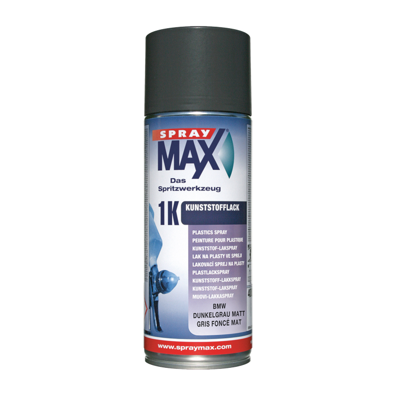 Spray Plásticos Gris Mate - 400ml. SPRAY MAX -